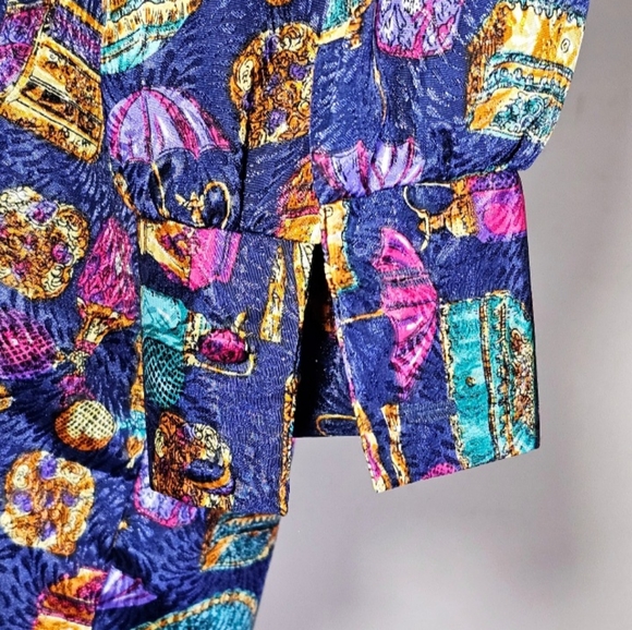 Vintage Petites by Willi Midi Dress Size 16P - Picture 10 of 11